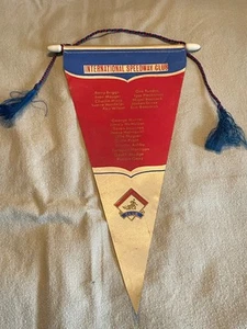 1970's International Speedway club Pennant B briggs Mauger monk wilson genz etc - Picture 1 of 7
