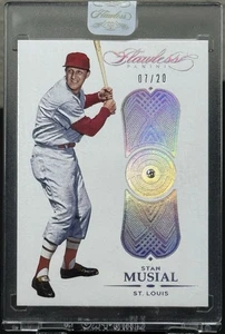 2017 Panini Flawless "Stan Musial" Card #07/20 St. Louis. #10! Mint! Rare! - Picture 1 of 2