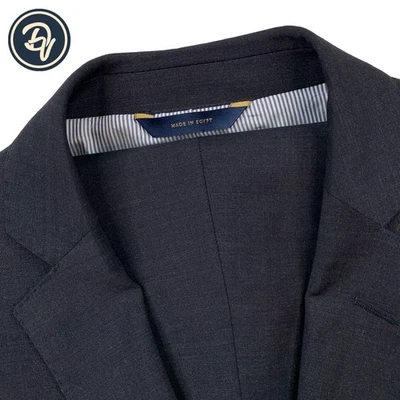 ¡Como nuevo! Traje 42 S Brooks Brothers Regent Fit "Explorador" Gris Carbón Sólido Foto 1 de 4