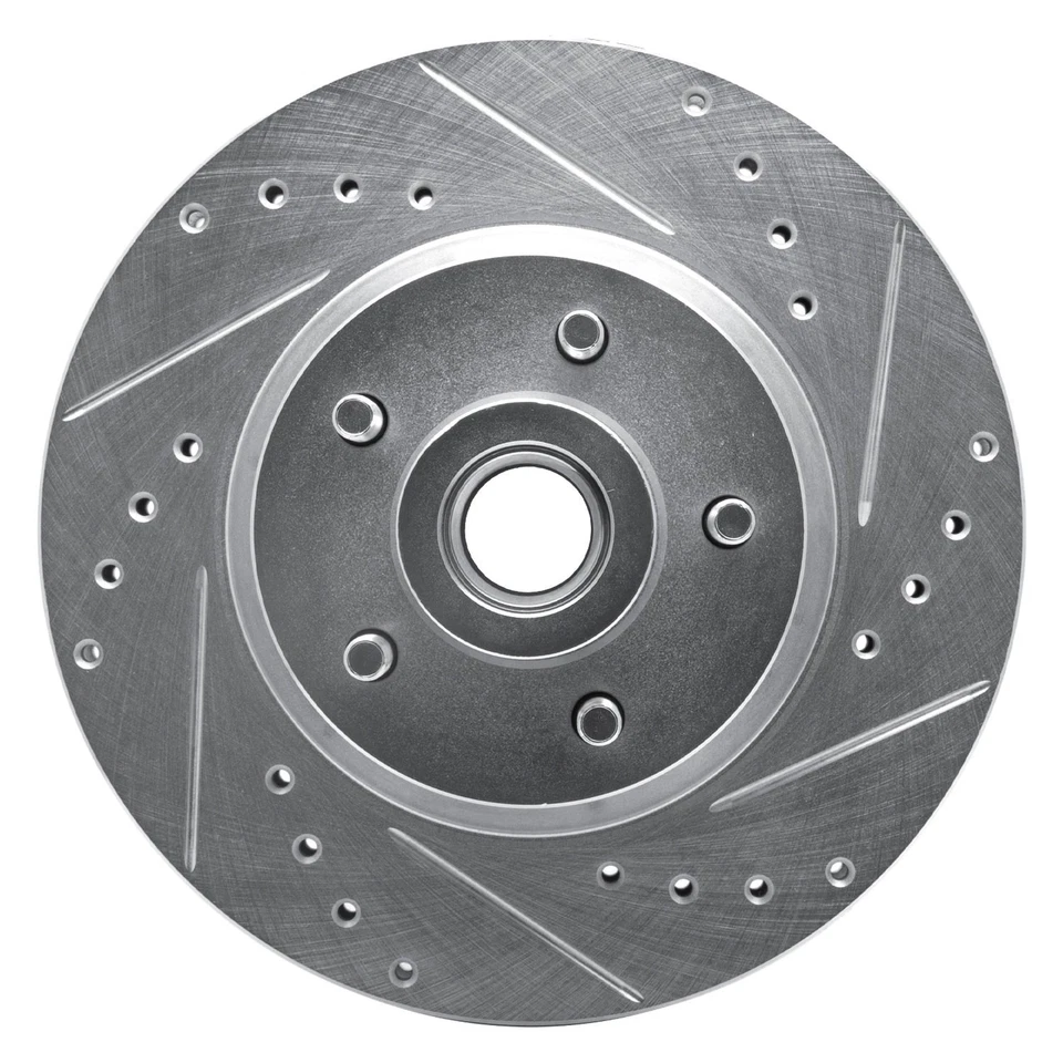 For Dodge Ramcharger 75-81 Brake Rotor DFC Premium Drilled & Slotted Front — 第 1/4 张图片