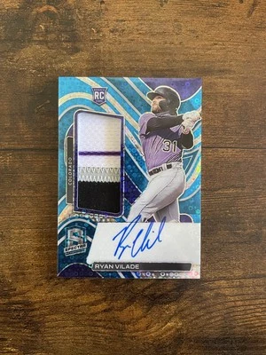 2022 SPECTRA RYAN VILADE BLUE PRIZM AUTO  RPA /99 - Image 1 of 2