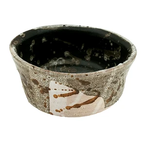 Vintage Studio Pottery Bowl Signed C. Derby 10-71 Brown & Cream Glaze "L x2.75"T - Picture 1 of 7