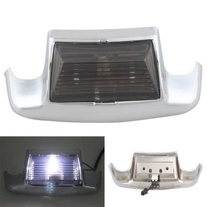 Smoke Rear Fender Tip LED Light For Harley Touring Electra Glide Softail  80-13 - Picture 1 of 15