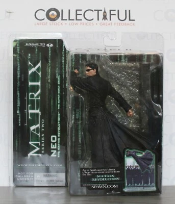 McFARLANE - MATRIX REVOLOUTIONS SERIES 2 - NEO SUPER BURLY BRAWL FIGURE - MOC🔥 Foto 1 de 2