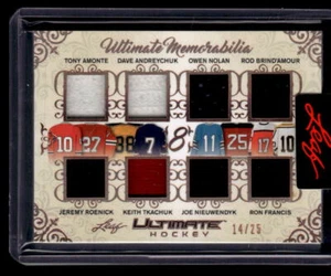 2023 Leaf Ultimate Eight Relic Roenick Tkachuk Nieuwendyk Francis Amonte 14/25 - Picture 1 of 2