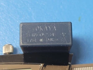 (3 pcs) OKAYA LE105-C 1uF 275V AC MKP X2 AUDIO RFI CAPACITOR RADIAL - Picture 1 of 4
