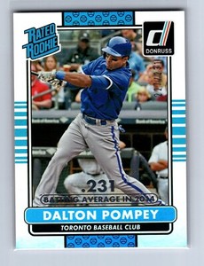 2015 Panini Donruss Stat Line Season /231 Dalton Pompey #33 Rookie RC