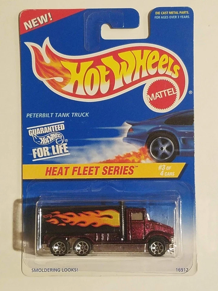 Hot Wheels Heat Fleet Series Peterbilt Tank Truck #3/4,  card #539 - Image 1 of 1
