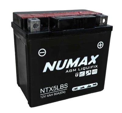 YTX5L-BS Compatible Numax Motorbike Battery - Image 1 of 4