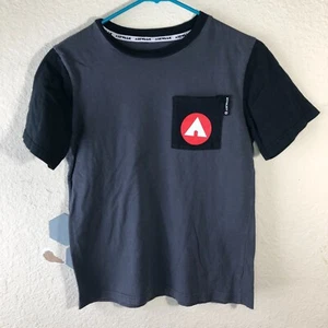 Airwalk T-Shirt Boys Size Large Left Front Pocket Grey Gray 100% Cotton - Picture 1 of 7