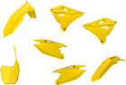Polisport Yellow Restyle Plastic Kit Set New Style 2019 Suzuki RM250 RM125 01-08