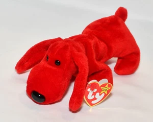 NEW! TY Beanie Babies - Rover Red Dog DOB 5-30-96 - 4101- 1996 (Fast Shipping!) - Picture 1 of 7