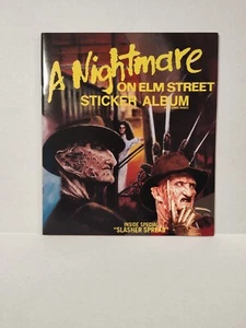 Álbum de pegatinas Pesadilla en Elm Street 1984, nuevo y sin usar High Grade - Imagen 1 de 14