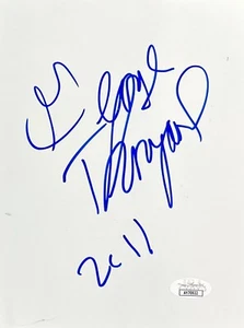 GEORGE THOROGOOD Autografo Firmato TAGLIO PAGINA 6" x 8" Carta Fotografica CERTIFICATO JSA - Foto 1 di 4