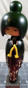 Vintage 9.5" Beautiful Kokeshi Doll. Exquisite Detail And In Immaculate Shape - Picture 1 of 4