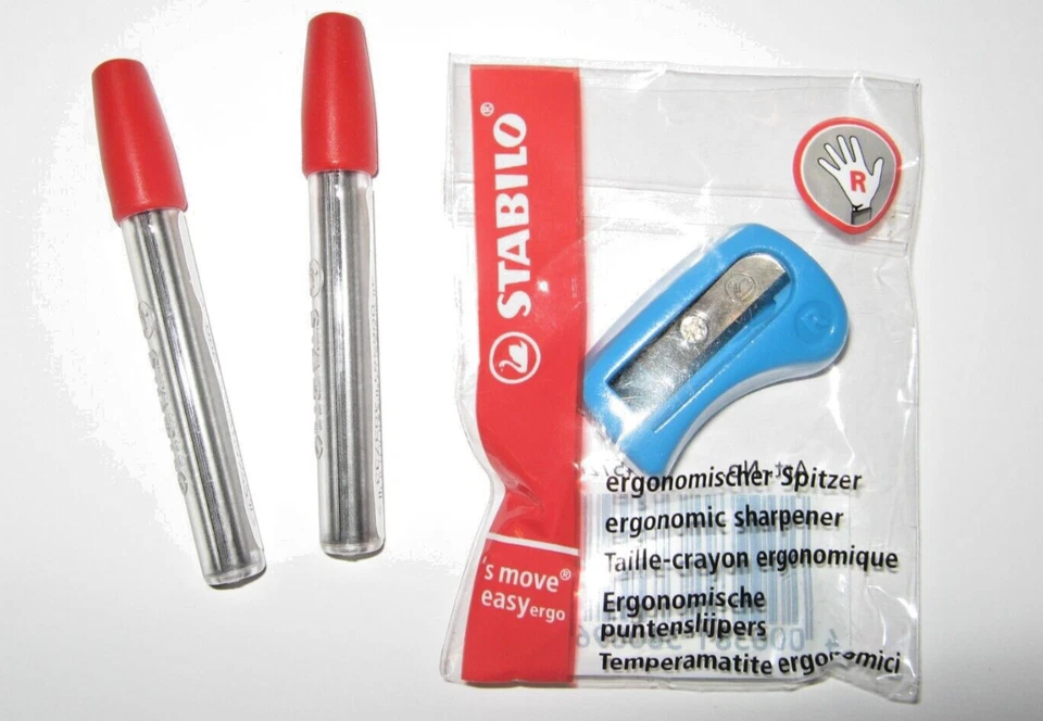 STABILO EASY ergo Bleistiftminen 1,4 mm + Spitzer, rechts - Bild 1 von 1