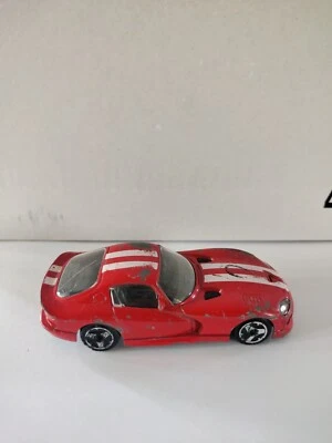 BURAGO - DODGE Viper GTS Coupé rosso con strisce bianche - 1/43 - Immagine 1 di 4