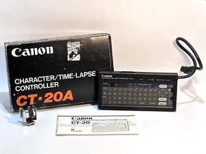 Vintage 1983 Canon Character Time Lapse Controller CT-20A Rare - Picture 1 of 16