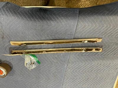 1968 B-Body GTX CORONET POST CAR SOLO pilar c juego de molduras de acero inoxidable derecha izquierda 70 Foto 1 de 4