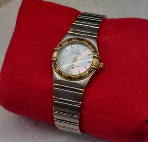 OMEGA Constellation - Orologio da donna quadrante MOP oro 18k/acciaio 23mm 6,5" - 1456, carta - Foto 1 di 12