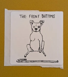 The Front Bottoms (Band) Sticker - Rare Three-Legged Dog With Cane - NJ Emo Rock - Picture 1 of 5