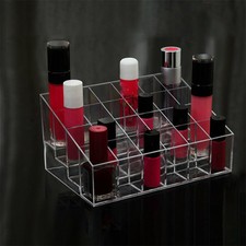 24 Lipstick Display Stand Small Nail Polish Lipstick Holder Sample Rack#^