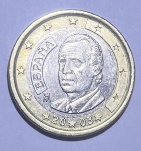 ¨2003¨ 1 Euro Coin from Spain - Picture 1 of 2