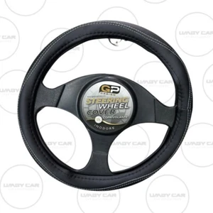 KUKU COPRIVOLANTE UNIVERSALE AUTO 37-39 CM INSERTI BIANCHI CHEVROLET MATIZ - Foto 1 di 5