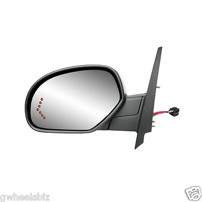 2007-2013 ПИТАНИЕ ПОДОГРЕВ СИГНАЛ ВИД БОКОВОЕ ЗЕРКАЛО С ХРОМИРОВАННОЙ КРЫШКОЙ ДРАЙВЕР/ЛЕВАЯ СТОРОНА  - Изображение 1 из 2