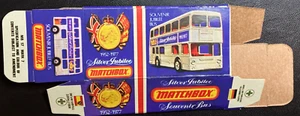 Matchbox Silver Jubilee Bus 1952-77 25th Anniversary Repro Box - Picture 1 of 2