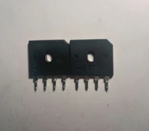 GBU410 Bridge Rectifier 1000V 4A SIP Mix Genuine Part Tested x 2 pcs - Imagen 1 de 1