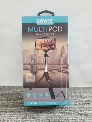 Bower Multi Pod 6-in-1 Tripod  Remote Shutter for Smartphones, compact camera - Image 1 of 4