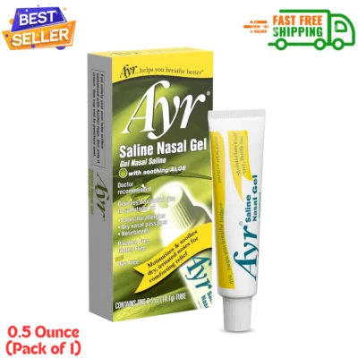 Носовой гель Ayr Saline с успокаивающим алоэ тюбик 0,5 унции (упаковка 1)... - Изображение 1 из 4
