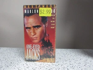Marlon Brando One-Eyed Jacks Sealed VHS Front Row Entertainment New Sealed West - Picture 1 of 3