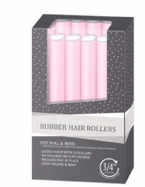 Rodillos de pelo de goma de calidad de salón profesional My Beauty Spot rosa claro Foto 1 de 1