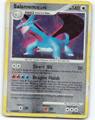 Pokemon TCG - Secret Wonders - Rare - Reverse Holo - Salamence 18/132 - HP! - Image 1 of 2