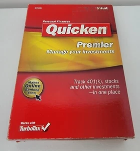 Intuit Quicken Premier 2008 - Picture 1 of 3