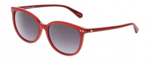 Kate Spade ALINA Women's Oval Full Rim Designer Sunglasses Cherry Red/Grey 55 mm - Bild 1 von 3