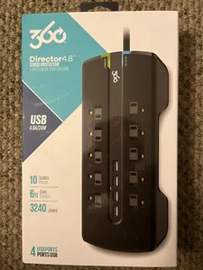 NEW 360 Director 4.8 Surge Protector For Home Or Office - Picture 1 of 4