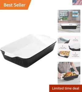 9x13-Inch Casserole Dishes for Oven, Ceramic Baking Dish, Large Lasagna Pan D... - Picture 1 of 8