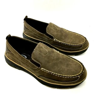 Mens Dr. Scholls Brown Slip On loafers Light Weight Comfort Size 7 - Picture 1 of 8