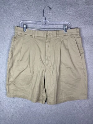Pantalones Cortos Ping Para Hombre Talla 34 Beige Calce Regular Plisado Algodón Chino Informal Golf Foto 1 de 4