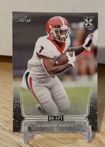 2020 Leaf Draft #10 D'Andre Swift RC Rookie Georgia Lions - Picture 1 of 2