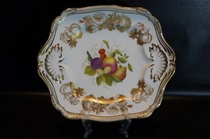 Spode Golden Valley Square Handled Cake Plate. - Picture 1 of 9