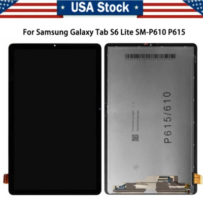 Digitalizador táctil pantalla LCD para Samsung Galaxy Tab S6 lite SM-P610 SM-P615 EE. UU. Foto 1 de 4