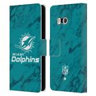 Official Nfl Miami Dolphins Graphics Leather Book Case For Htc Phones 1