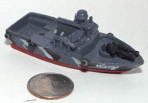 Small Micro Machine Plastic US Navy PBR 103 (Patrol Boat-River) (Damaged) # 2