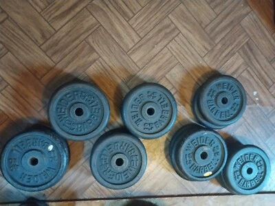 Placas Weider VINTAGE 10 lb (20 en total) Foto 1 de 2