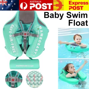 Infant Swim Trainer Baby Swim Float Chest Swimming Ring Green Aid Toys - Picture 1 of 9