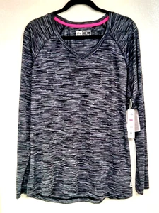 NWT Reebok RBX Performance Women  Activewear Shirt Size 2X Long Sleeve Gray - Picture 1 of 7